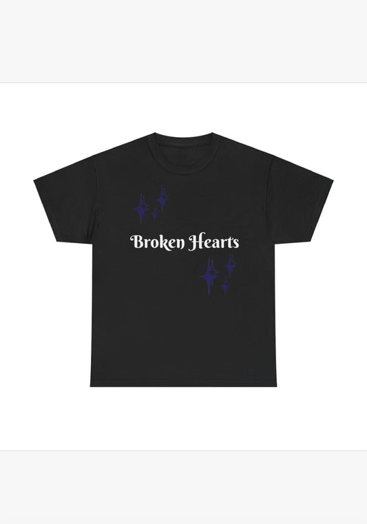 "Broken Heart " Black T-Shirt